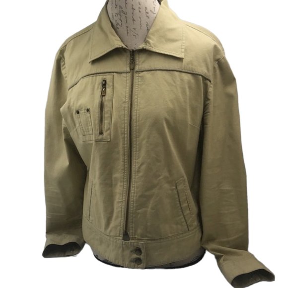 Yellowish Green Jacket Size L - Picture 1 of 4